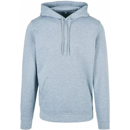 Unisex Hoodie 'Basic' met capuchon Heather Grey - L