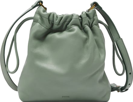 FOSSIL Schoudertas Gigi Drawstring Crossbody Sage Mintgroen