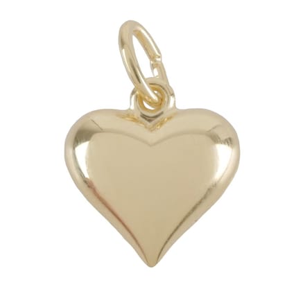 14K geelgoud hanger hart 4029657