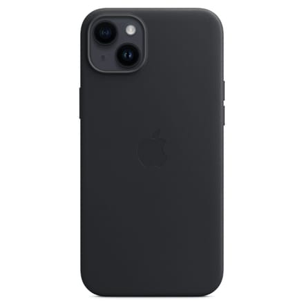 Leather Backcover MagSafe voor de Apple iPhone 14 Plus - Midnight