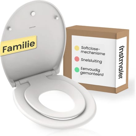 instmaier Helma - Familie WC Bril - Duroplast - Wit