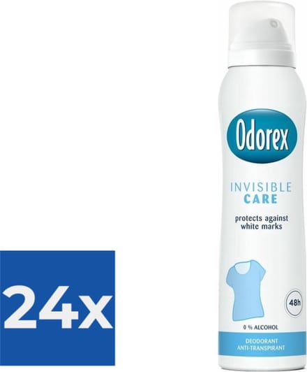Odorex Deospray - Invisible Care 150 ml - Voordeelverpakking 24 stuks