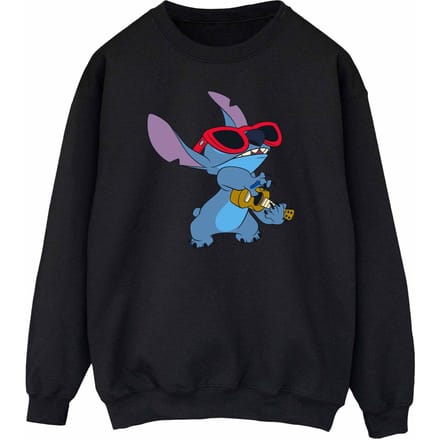 Disney Heren Lilo en Stitch Gitaar Sweatshirt (Zwart)