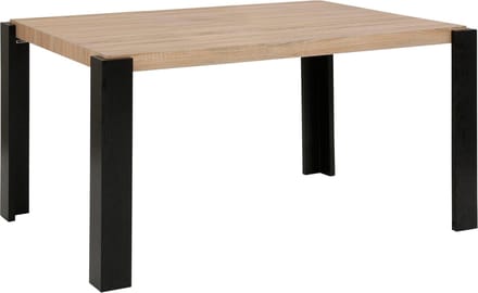 Otago-Eettafel - 120 cm - Eiken/Zwart
