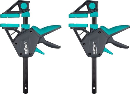 wolfcraft - 2 Lijmklemmen PRO ERGO, 150 mm - 8675060