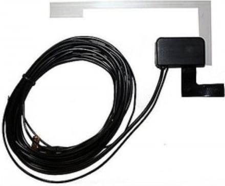 Universele DAB plakantenne 3m kabel. DAB+ SMB F 12volt