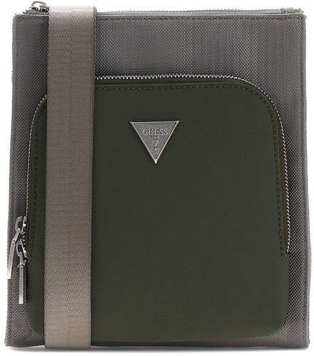 GUESS schoudertas Berna Crossbody Flat Military Green kaki
