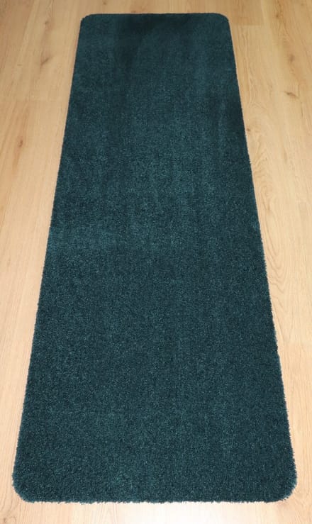 PRIMA - Soft - Badmat - wastafelmat - loper - donker groen - 60x180cm - antislip