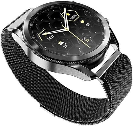 Mercury Mesh Apple Watch band 38/40/41 mm zwart/zwart