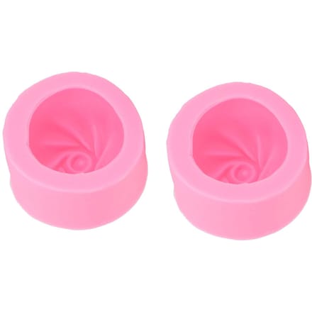 2 STUKS Stomen Knedelvorm Silicone Baozi Broodjes Kookvorm voor Cake Chocolade pink