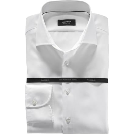 OLYMP Signature Overhemd, Tailored Fit, Signature Kent, Wit