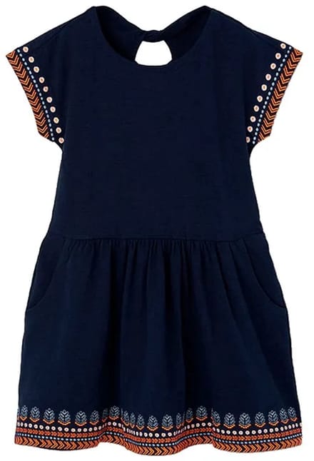 Boboli 403120 Mouwloze Jurk Blauw 6 Years Meisje
