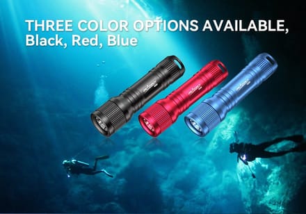 Orcatorch D560 mini duiklamp