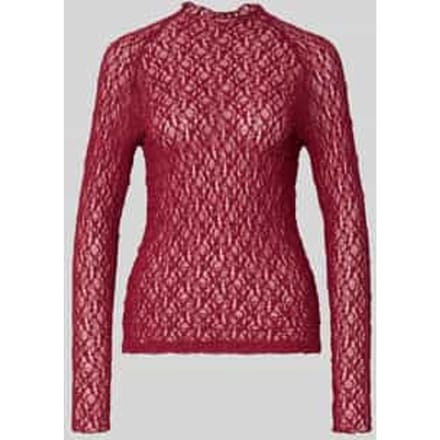 Slim Fit longsleeve in semitransparant design