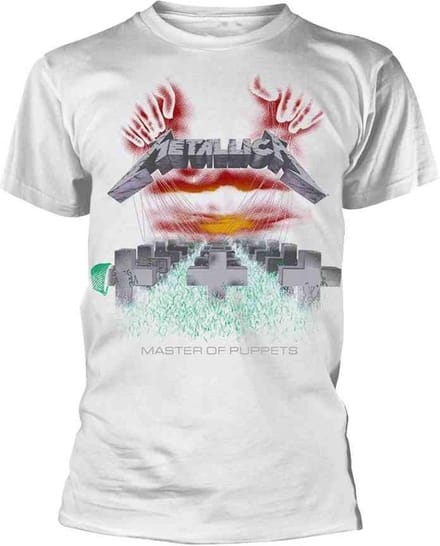 Metallica Heren Tshirt -S- Master Of Puppets Wit