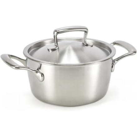 Habonne Queen Kookpan - 16 cm - RVS - met deksel