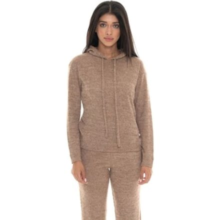 Capuchon sweaters Leone 1947 Woman Hoody Rib Warm Touch