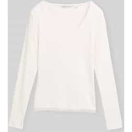 slim fit shirt met lange mouwen van katoenmix