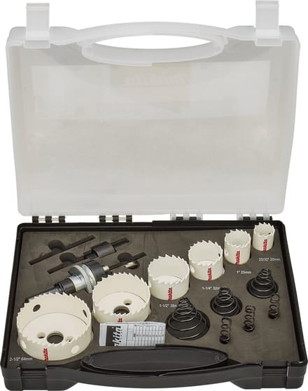 Makita 15-delige metaal gatenzaagset B-38679