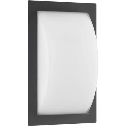 LCD Ivett buitenwandlamp, antraciet, E27, bewegingsmelder