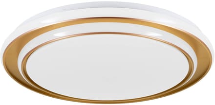 EGLO Moschetta Plafondlamp - Ø 49 cm - Goud/Wit - Instelbaar wit licht (warm, neutraal en daglicht)