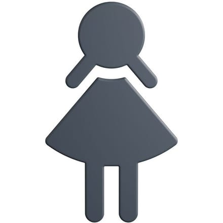 HEWI Series 477/801 Symbol Woman 801.91B020 92
