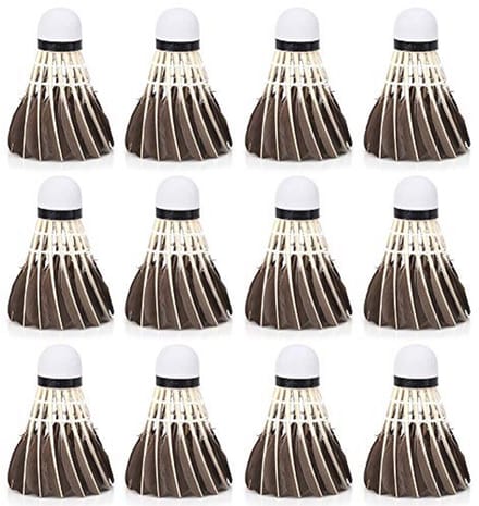 12 Professionele Badminton Shuttlecock Set - Herbruikbare Veerballen voor Beginners en Training