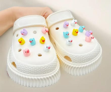 15 delige - pins duck - schoen charms bad eend - schoen accessoires - geschikt voor crocs