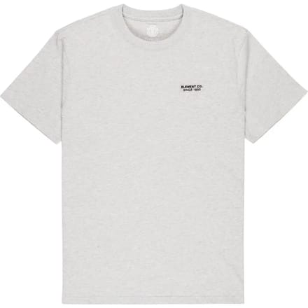 Element Co Emb T-shirt Met Korte Mouwen Grijs M Man