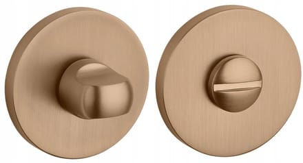Ronde WC Rozet Slim Lichtbruin 7mm STILE