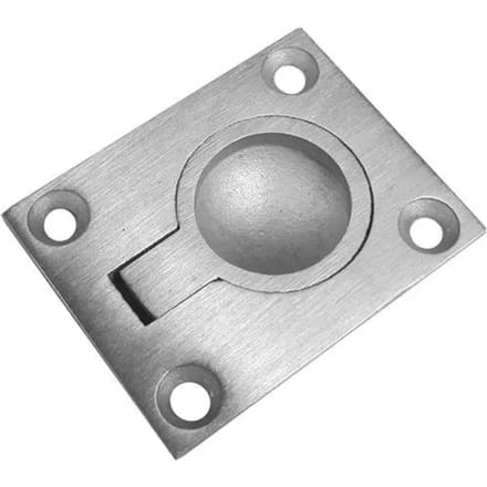 1 stuks Duurzaam 304 Roestvrij Staal Marine Boot Dekluik Verzonken Trekgreep Ring Deurknoppen Handgrepen Trekring gray