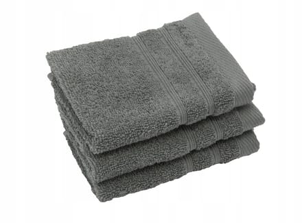 Luxe Antraciet Handdoek BALOU 30x30cm 500g/m² - Zacht & Absorberend
