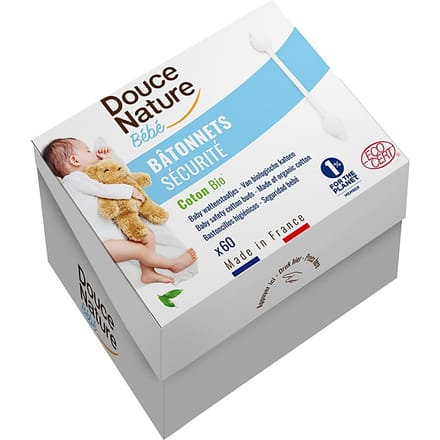 Douce Nature Baby wattenstaafjes bio 60 Stuks