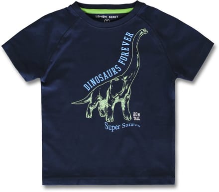 Lemon Beret t-shirt jongens - blauw - 153393 - maat 116