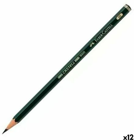 potlood Faber-Castell 9000 6B doos met 12 stuks