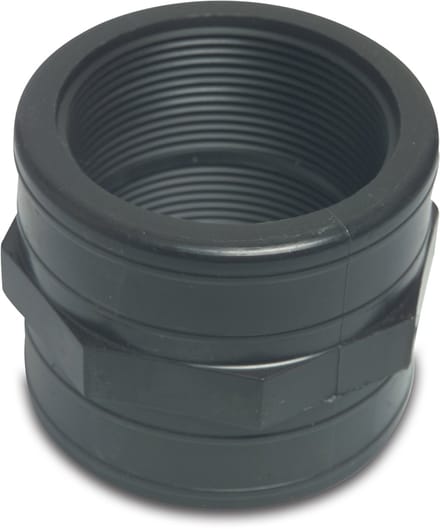 Deltafix sok binnendraad pp zwart 1/2 inch 1 st.
