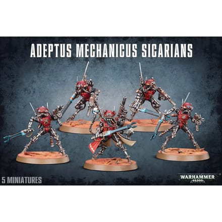 Beeldje Games Workshop Warhammer 40k - Adeptus Mechanicus Sicarian Infiltrators / Ruststalkers