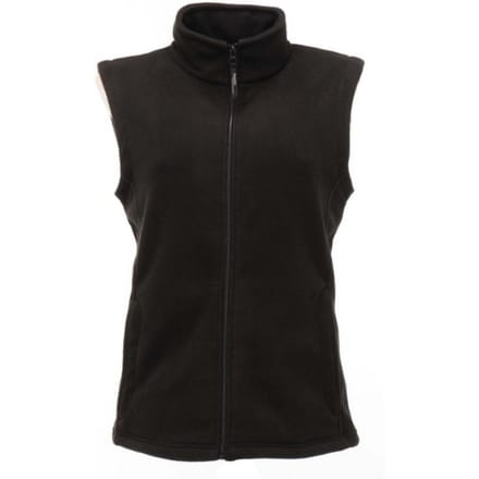 Regatta Vrouwen/dames Micro Fleece Bodywarmer / Gilet (Zwart)