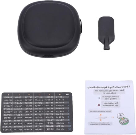 Draagbare Tracker - Zoeker Tag - Items Vinden - Dubbel Systeem - 12 Maanden Batterij - Wit