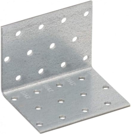 Gegalvaniseerde Stalen Hoekbeugel 60x60mm 2mm Zware Kwaliteit 90 Graden Verbinding