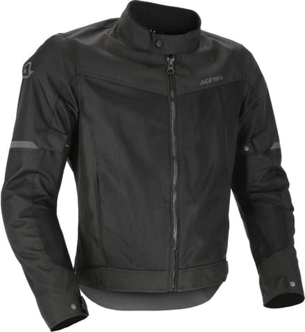 Acerbis Ramsey Vented 2.0 Mesh Zwart Textiele Motorjas - Jas