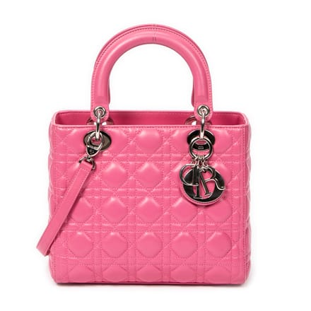 Medium Lady Dior Zip  Schoudertas