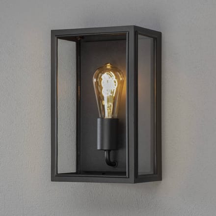 Konstsmide Carpi Wandlamp Buiten M - E27 - IP44 - Zwart