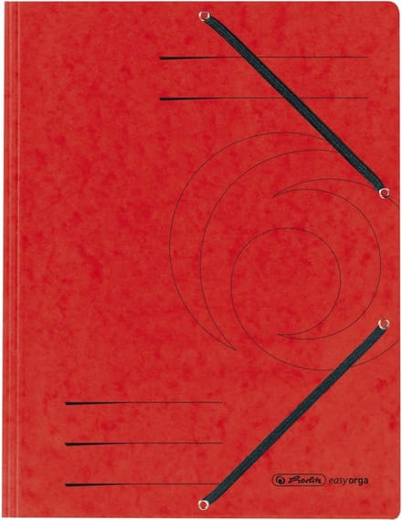 Herlitz hoekmappen easyorga - DIN A4 - rood