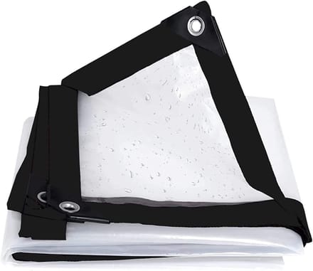 Transparant Zeildoek - PVC Cover - Buiten Bescherming - Waterdicht Scheurvast - 2x3 Meter - Transparant