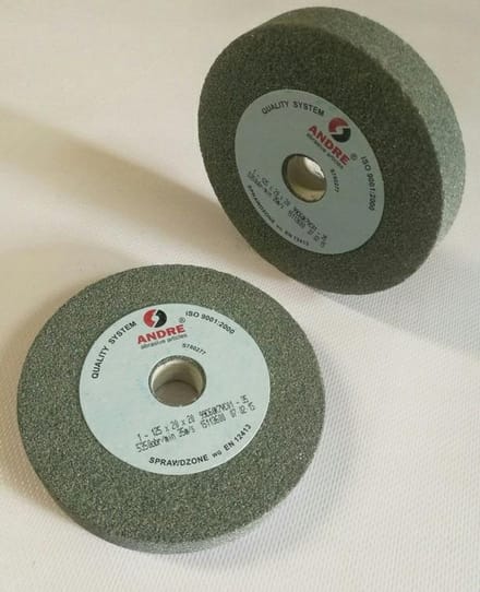 Andre Serie 1 - Schijfsteen - 125mm x 20mm x 20mm - Groene Siliconencarbide