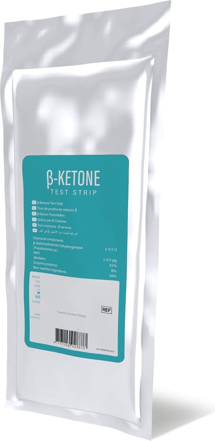 Xper Ketonenstrips - Voor Procheck Witty en Procheck Smart Ketonenmeters - 10 strips per verpakking - Geschikt voor iPhone en Android