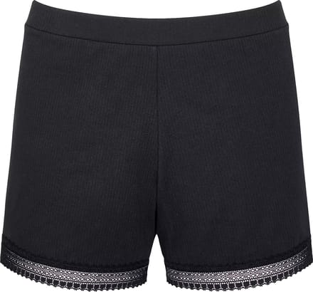 Sloggi Women GO Ribbed Short (1-pack) - dames boxer - zwart