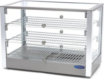 Warmhoudvitrine - 115 L - 70 cm - 3 Niveaus