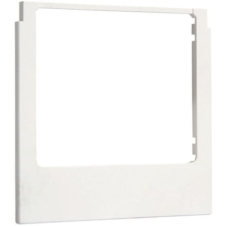 Hager Berker Hoekig Design Montuur Mat Polair Wit - WD1211 [2 stuks]